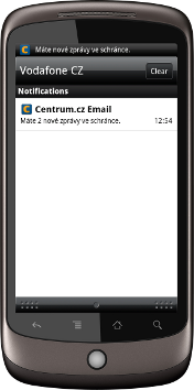 Centrum.cz Notifikátor screenshot
